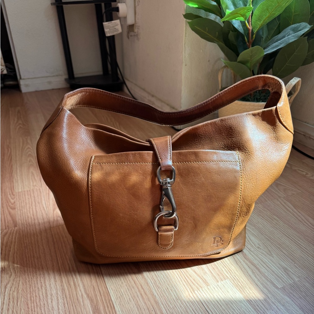 Dooney & Bourke Saddle Brown Leather Bag